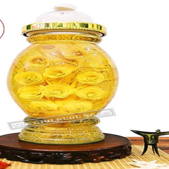 Bình Hoa Sâm Hàn Quốc 12,9 Lít Tỉa Hoa Hồng