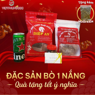Đặc Sản Bò Một Nắng Muối Kiến Vàng 