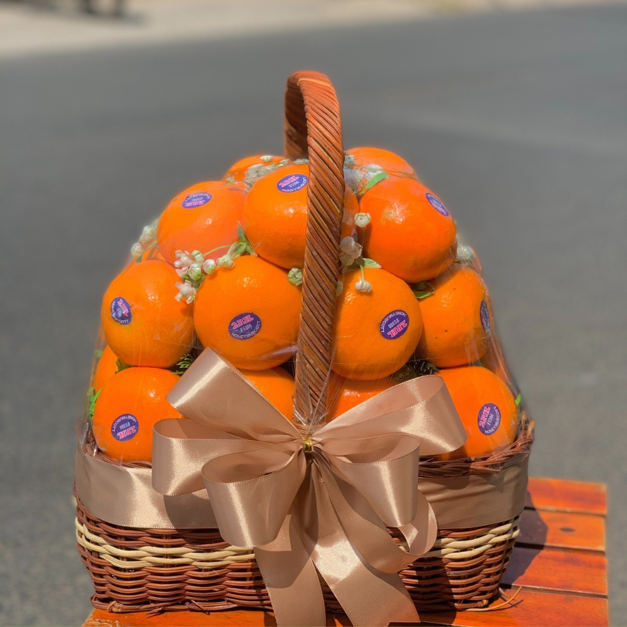 Giỏ Quà Tặng Trái Cây - Giỏ Cam 