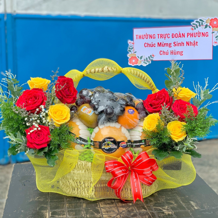 Giỏ Hoa Quả Đi Lễ Chùa